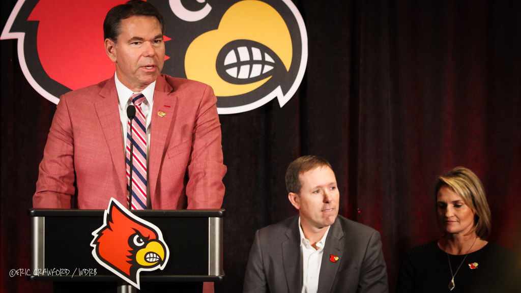 Vince Tyra introduces Scott Satterfield